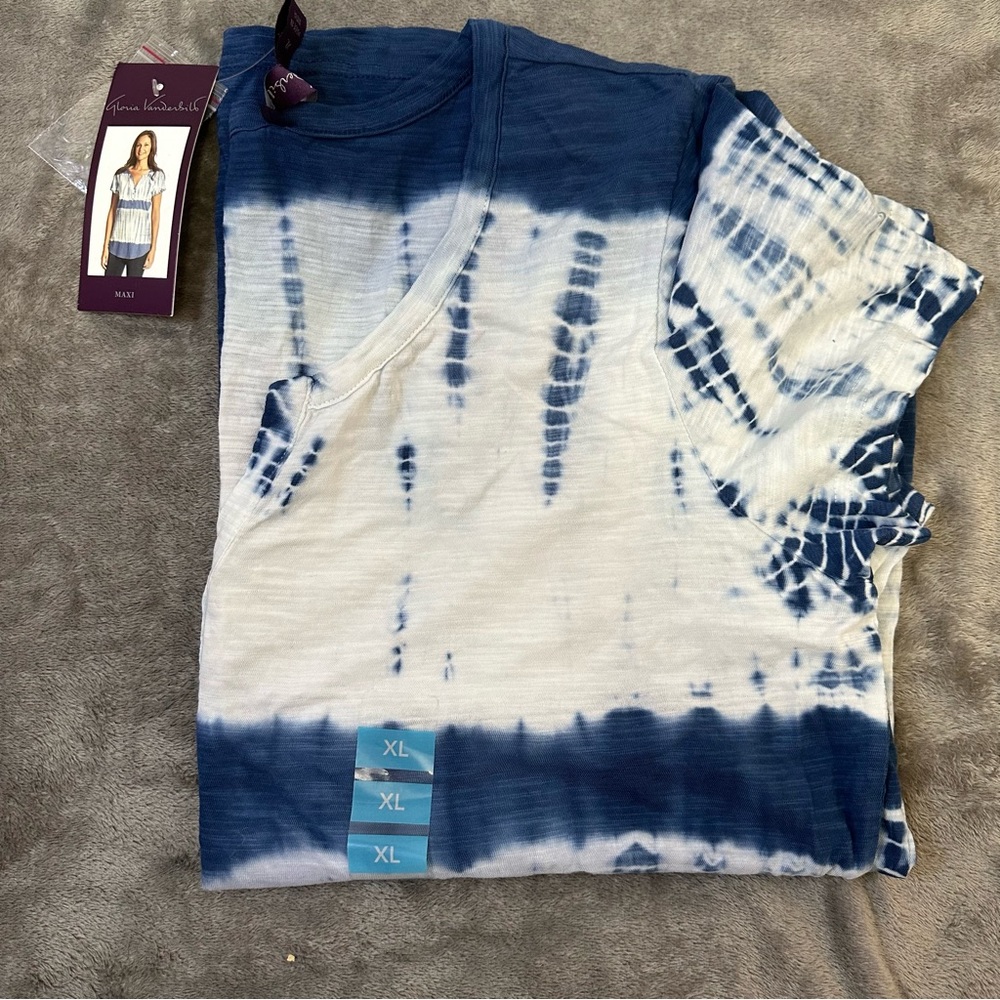 Gloria Vanderbilt s/s tee, XL - Picture 2 of 5